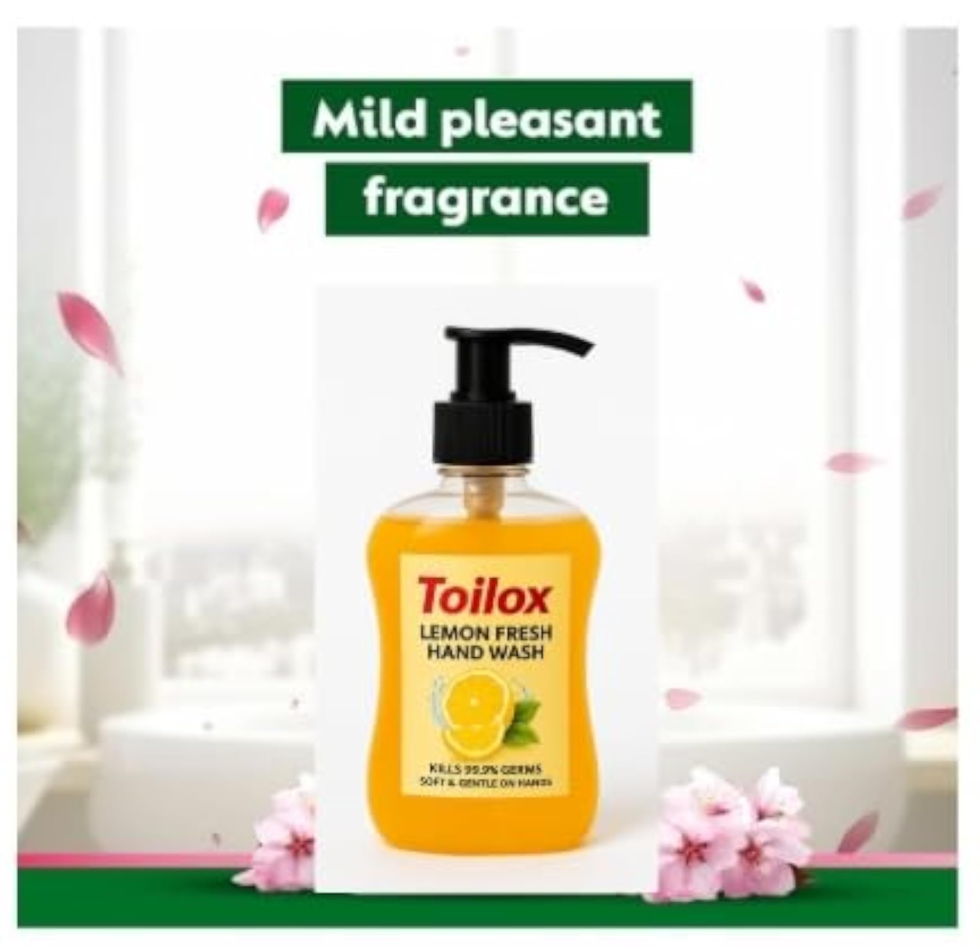 Toilox Hand Wash 250ml, Gentle on Hands, Tough on Germs