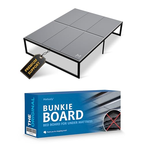 Meliusly Low Profile Bunkie Board Queen Size (60x80) - Non-Slip...