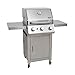 Produktbild Mayer Barbecue ZUNDA Gasgrill MGG-330 Master aus Edelstahl, BBQ Grillwagen, 3 Edelstahl-Brenner, für Balkon, klappbare Seitentische