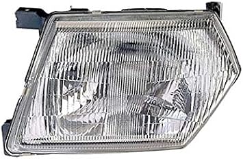Left Headlight Compatible With Nissan Patrol GR II 1997 1998 1999 2000 2001 2002 2003 VP1132L Headlamp Driver Side Headlights Assembly Projector Front Light Car Lamp Chrome LHD