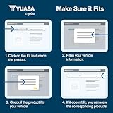 Yuasa YBX9020 12V 105Ah 950CCA AGM High Performance Start Stop Plus Car Battery - Image 10