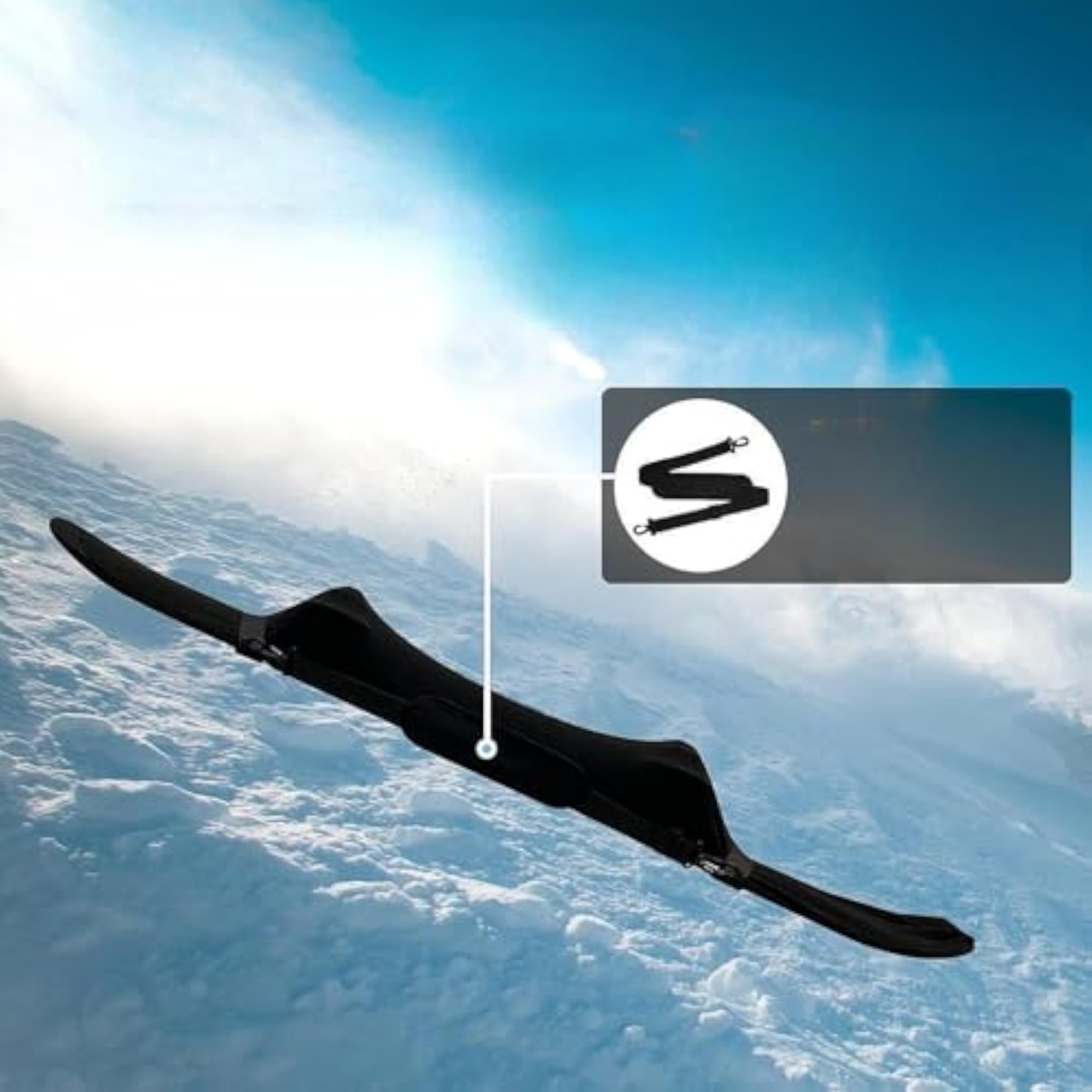 Snowboard Sleeve Carrier for Single Board