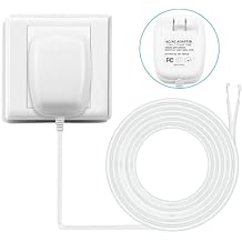 24 Volt Power Adapter/Transformer,C-Wire Adapter Thermostat,Compatible with All Versions of Ring Doorbell and Thermostat for Ecobee,Sensi and Honeywell25Ft Cable