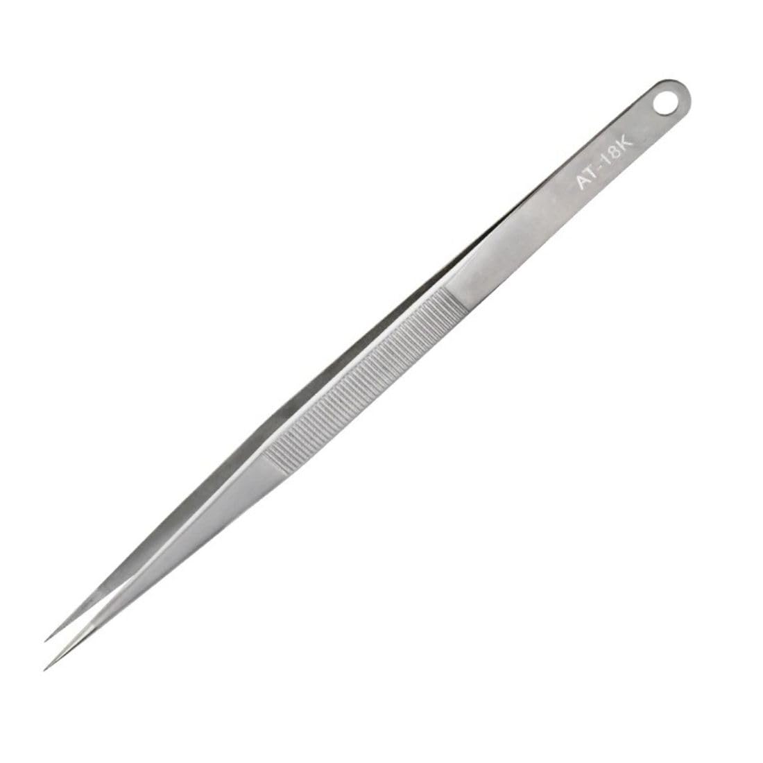 7 Inch Stainless Steel Precision Tweezers – Long Pointed Fine Tip Tweezers for Jewelry Making, Watch Repair & Electronics Work