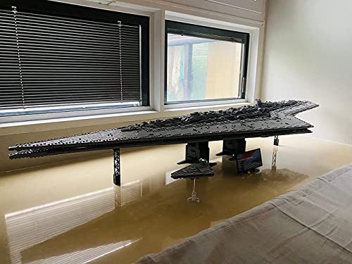 EWWEEQQ Technology Star Destroyer Model Mold King 13134 7588 Teile Großer UCS Super Star Destroyer MOC Clamp Building… – Bild 8