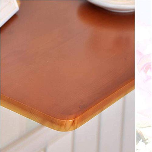 Table murale bureau pliant flottant marron chambre 100x50