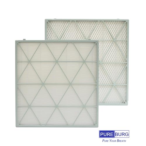 PUREBURG Replacement Filter Pack Compatible with SAMSUNG Cube Smart Air Purifier CFX-H1001/AA, H13 HEPA + Activated Carbon Filter Air Clean by PUREBURG - Used condition - Image 3