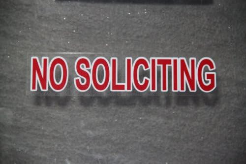 Amazon.com: No Soliciting Window Clings (2 Pack) by Safety Magnets - 5 ...