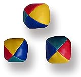 Juego de 3 Payaso de Circo Teñido Pelotas Malabares Aprender a Malabares Juguete Juego