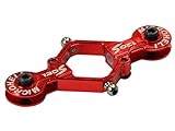 MICROHELI Precision CNC Aluminum Main Blade Grip w/Titanium Ball (RED) - Blade 120 S / S2
