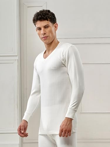 Image of Lux Inferno Men's V - Neck Thermal Vest | Full Sleeves | Regular Fit | Pack of 2|