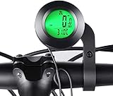 GPECTIFO Drahtloser Fahrradcomputer, dreifarbiger LCD-Hintergrundbeleuchtung, Fahrrad-Kilometerzähler, multifunktionaler wasserdichter Fahrrad-Tachometer