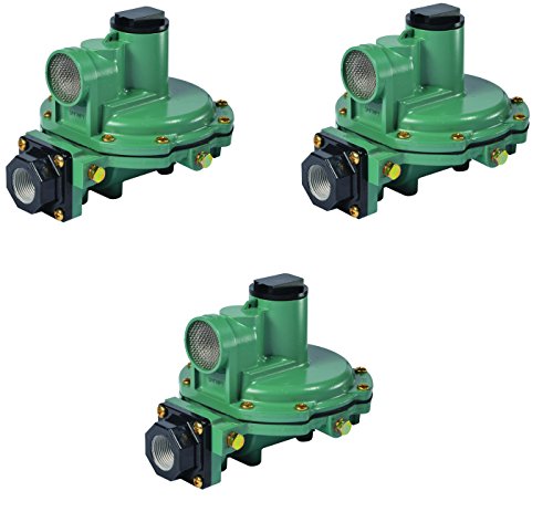 Emerson-Fisher LP-Gas Equipment R622-DFF 2nd Stage Regulator, 9-13" W.C Spring, 3/4" x 3/4" NPT (3 pack)