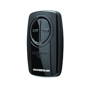 Chamberlain KLIK5U-BK2 Garage Door Opener, Universal Remote Control, Black – Quantity 1