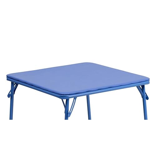 Amazon.com: Flash Furniture Mindy Kids Blue Folding Table with