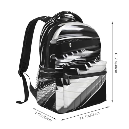 Sac à dos ordinateur portable avec clavier de piano pour soulager vos trajets professionnels - 2