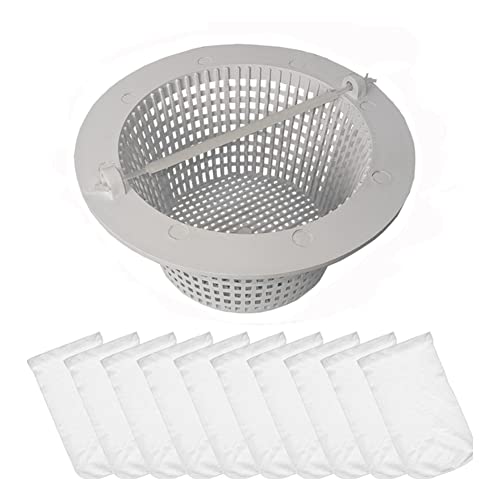 Bakkeny Almacenamiento de filtros, cesta de skimmerkorb, filtro de repuesto para piscina, filtro colador, skimmer, piscina con
