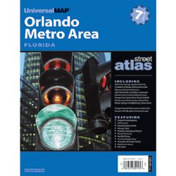 Unknown Binding Orland Florida Metro Area Street Atlas Book