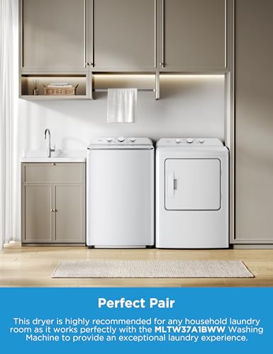 Midea MLTE37A1BWW Mlte37N1Bww Electric Dryer thumb #8