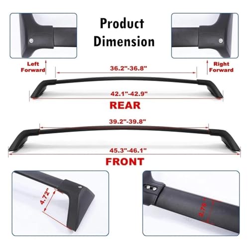 Barras portaequipajes techo Toyota RAV4 2019-2025 con barras transversales coche 3