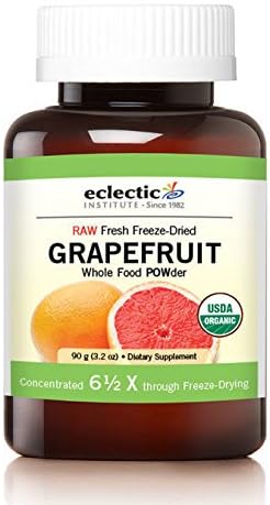Eclectic Institute Grape Fruit Cog Freeze Dried Plants 90 Grams, Green, 90 Gram