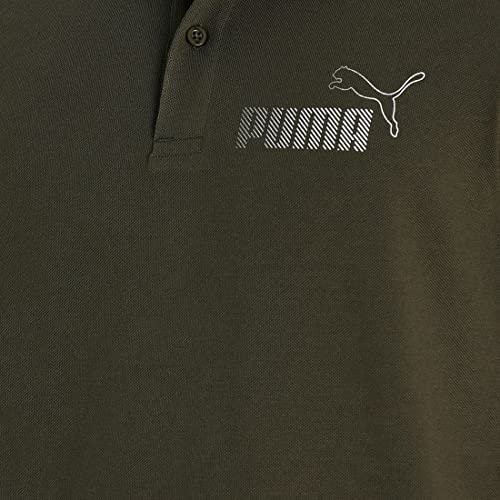 Image of Puma Men's Letter Print Regular Fit T-Shirt