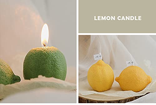 Bougie décorative citron jaune comme idée cadeau d'anniversaire - 2