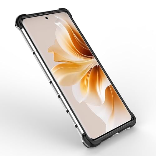 Image of Glasgow Back Case Cover Designed for [ Oppo Reno 11 Pro 5G / Reno11 Pro 5G ] (Stylish Look | Shock Proof) - Black