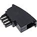 Produktbild InLine 69948B TAE-F Adapter, TAE-F Stecker auf RJ11 Buchse, für Siemens, Telekom und Hagenuk usw.