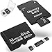 2-Pack 64GB MicroSDXC Memory Cards with SD Adapter & Universal USB Reader, V30 U3 Rated, 4K Video Recording Cards for Security Cams, Tablets & Dash Cams