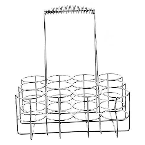 Cabilock Beer Bottle Rack Portable Handle Sturdy Material Bottle Organizer for Home or Outdoor