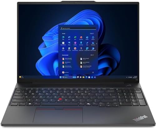 Lenovo Thinkpad E16 Gen 1 16" WUXGA Laptop - Intel Core i7-1355U, 16GB RAM, 1TB SSD, Windows 11 Pro - Graphite Black (21JNS0F300)