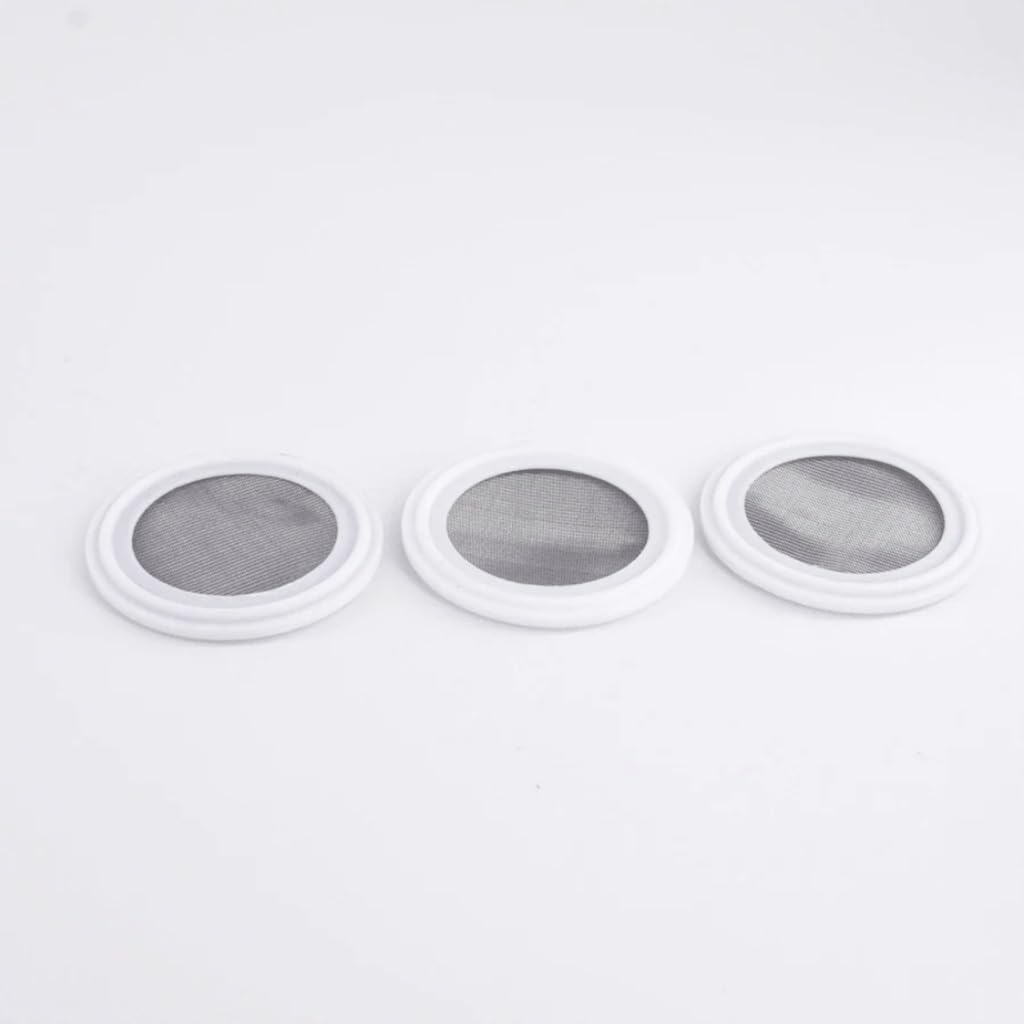 50,5 mm Außendurchmesser, 1,5 Zoll Tri-Clamp PTFE-Siebfilterdichtung – 304 Edelstahlgewebe for Lebensmittel, Pharma, Luft- und Raumfahrt(120 Mesh)