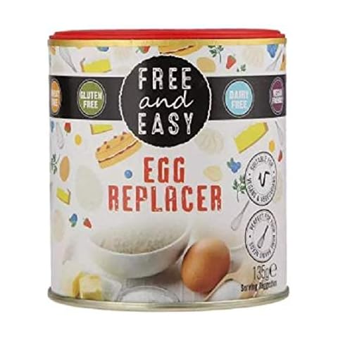 Free & Easy Gluten and Dairy Free Egg Replacer - By Wholesome Harvest 135g - Free and Easy egg replacer is a fantastic alternative for the egg to use in your favourite recipes Cover