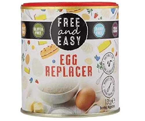 Free & Easy Gluten and Dairy Free Egg Replacer - By Wholesome Harvest 135g - Free and Easy egg replacer is a fantastic alternative for the egg to use in your favourite recipes