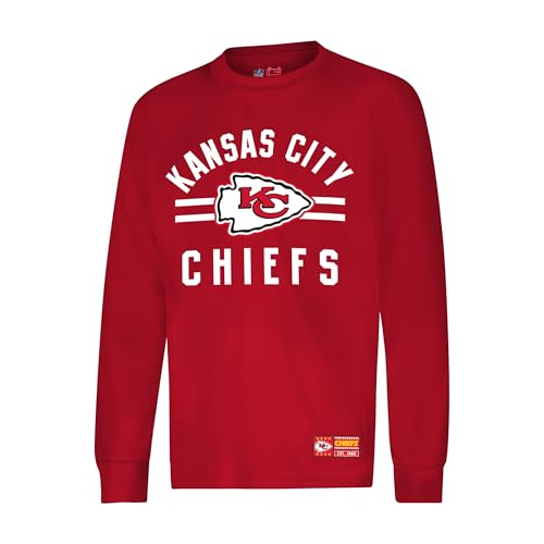 Ultra Game Sudadera de Manga Larga con Cuello Redondo para niños, Niños, JLY7637F, Color del Equipo., L