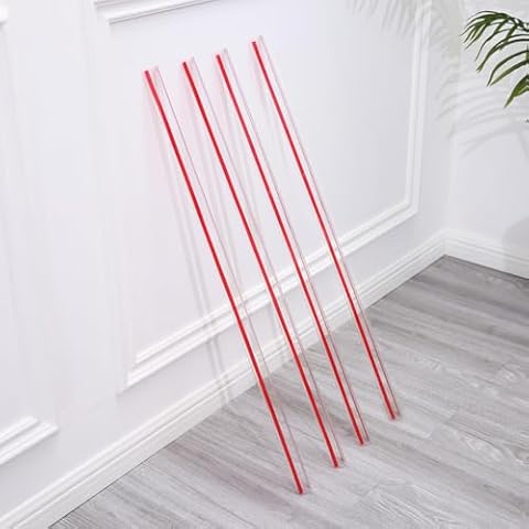 Gaahing 4Pcs Peel and Stick Clear Corner Guards, Self-Adhesive L-Shaped Outside Corner Shield for Wall Edge Furniture Door Frame Protector Bumper (3.9ft x 1.0in) Cover