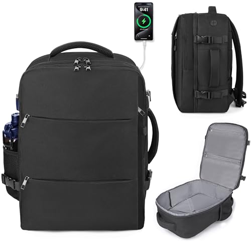 DEYACE Travel Backpack for Men Women, TSA Approved Carry On Backpack Personal Item Size Airplane...