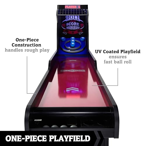 Image of Hall of Games Roll & Score Multiple Styles Arcade Game Collection, Durable & Stylish Designs with Game Balls, Perfect for Family Game Rooms