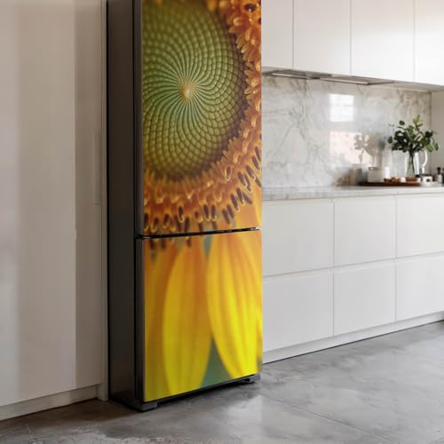 Sticker Porte Réfrigérateur 60x190 cm anti-rayure pour masquer les défauts