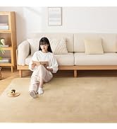 Amazon | Softime カーペット ラグ ラグマット 15mm 絨毯 185×185cm 約