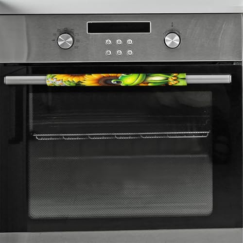 Image of Pardick Refrigerator Door Handle Covers Set of 2 Garden Animal Frog Washable Fridge Dishwasher Mocrowave Oven Stove Decor Protector Handle Cover Keep Kitchen Appliance Clean from Food Stains Decorate