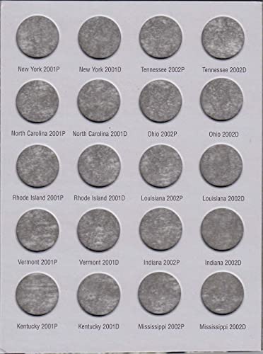 Carpeta vacía para monedas Washington Quarters 1999-2003 Vol 1 4