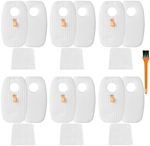 WuYan Filter-Set Für Shark Staubsauger - 5x Schaumstoff & Filzfilter Mit Bürste