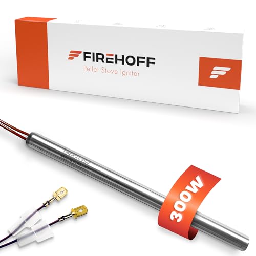 Bougie d'allumage pour poêle à granules - 300 W, 155 mm, diamètre 9,9 mm avec connecteur rapide - GARANTIE 2 ans - Made in Italy