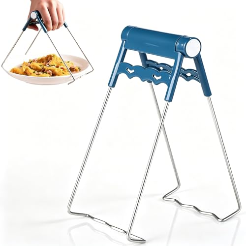 Pince De Plaque Chauffante, Pince De Plaque De Plat, Lève-plaque, Pince De Pince De Plaque De Cuisson à Vapeur, Support De Clip De Bol En Métal, Pince De...