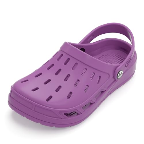 Lakeland Active Children's Coniston Ultra-Breathable Clogs for Summer Holidays and Everyday Use Purple