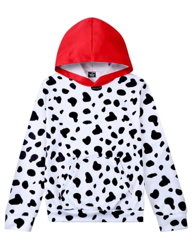 COSLAND Boys Pullover Hoodies Kids Long Sleeve Hooded Sweatshirts, X-Small-Large