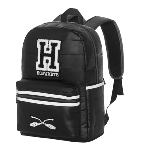 Harry Potter Sac à Dos Padding Noir Cadeau Parfait pour les Fans de Magie