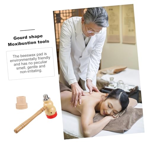Caja de Moxibustión Automática Portátil, Quemador de Moxa de Madera con Temperatura Ajustable para Uso Doméstico, Terapia del Ombligo y Alivio del Dolor miniatura 2
